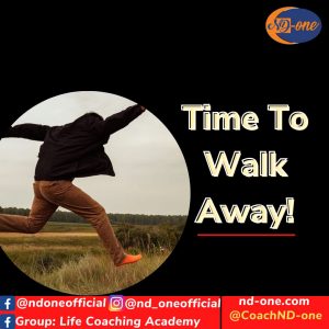Read more about the article WALK AWAY